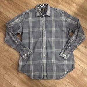 Tailorbyrd Purple Plaid Dress Shirt Size XL